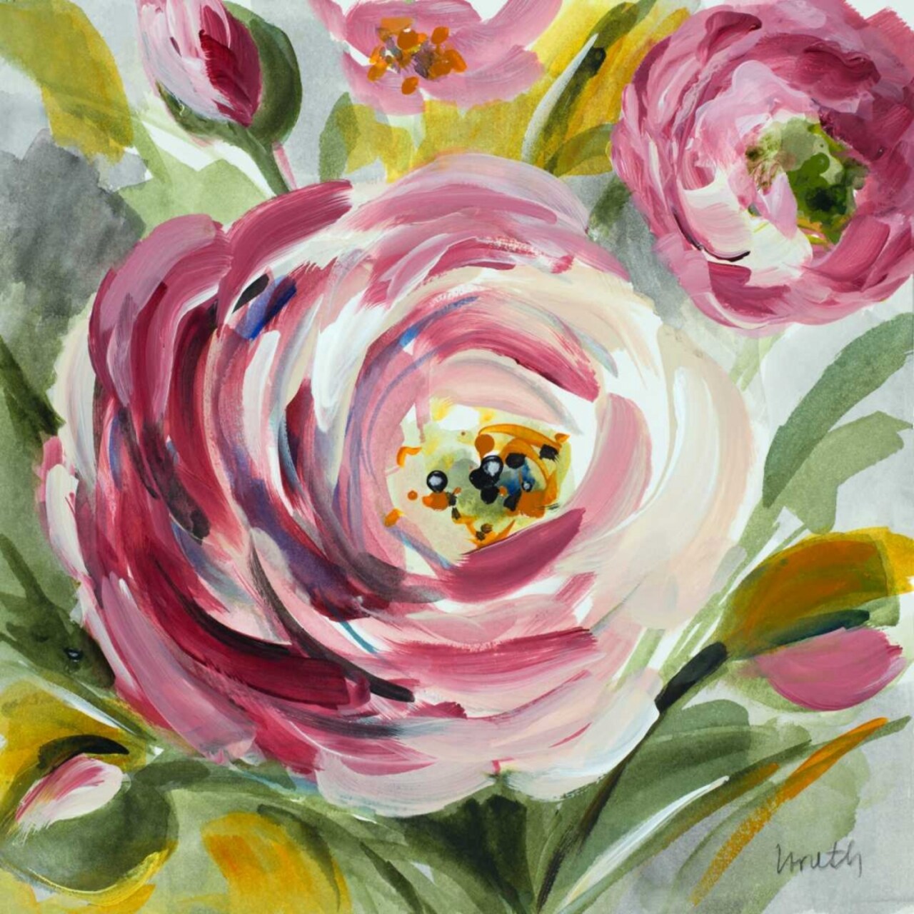 Ranunculus Rosa I Poster Print by Lanie Loreth - Item # VARPDX11173
